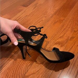 Steve Madden Black Suede Women's Heels